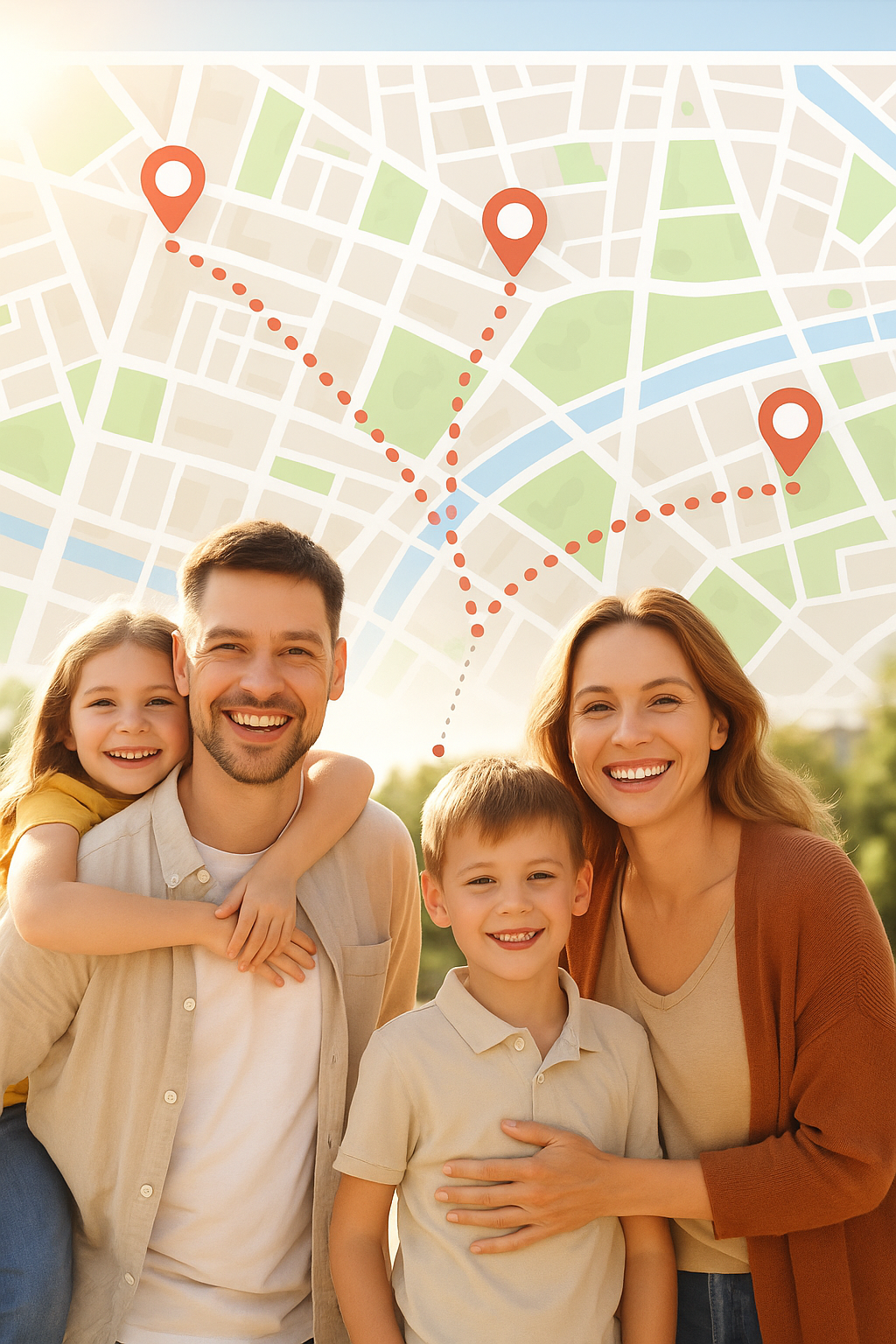 Family GPS illustration