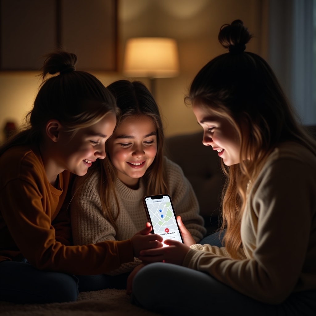 Doughter driving safely
